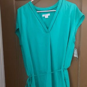 NWT short sleeve turquoise blouse